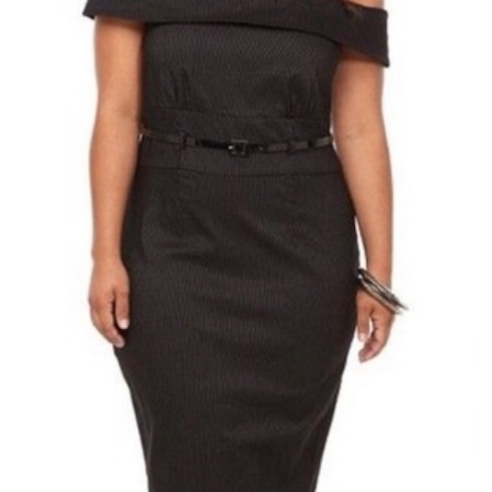 Torrid  pinstripe  dress